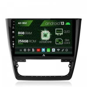 Navigatie Skoda Yeti, Android 13, Z-Octacore , 8GB RAM , 256GB ROM, 10.1 Inch - AD-BGZ10008,AD-BGRKIT040