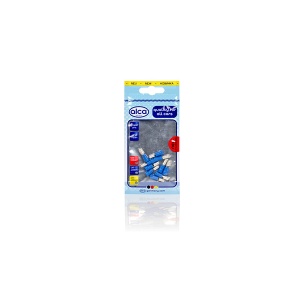 PAPUC ELECTRIC AUTO IZOLAT ALBASTRU TIP BILA 4.0mm - SET 10