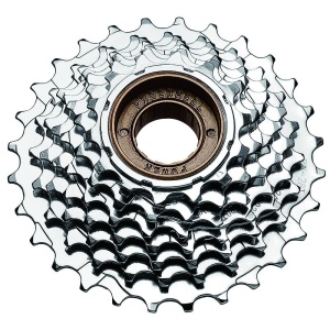 Pinione Bicicleta Filetate Power Friction Fw-7Si - 14-32T, 7 Viteze, Maro