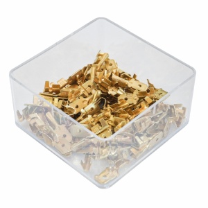 Set 100 Papuci Electrici Terminali Neizolati Tata 6.3X0.8Mm