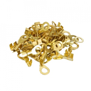 Set 100 Papuci Electrici Terminali Tip Inel Neizolati 8.2Mm