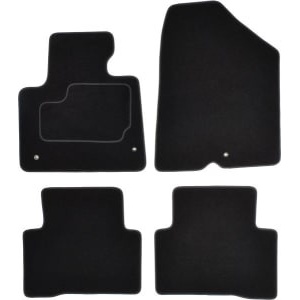 Set 4 covorase auto MAMMOOTH, Velur, pentru HYUNDAI SANTA F? III 2012+ OFF-ROAD/SUV, Negru