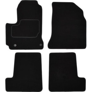 Set 4 covorase auto MAMMOOTH, Velur, pentru KIA RIO III 2011+ SALOON, Negru