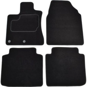 Set 4 covorase auto MAMMOOTH, Velur, pentru NISSAN QASHQAI I 2007-2013 OFF-ROAD/SUV, Negru
