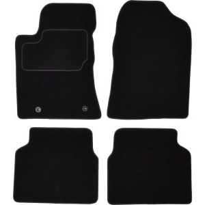 Set 4 covorase auto MAMMOOTH, Velur, pentru TOYOTA AVENSIS 2003-2008 SALOON, Negru