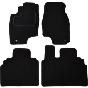 Set 4 covorase auto MAMMOOTH, Velur, pentru TOYOTA PREVIA 2000-2006 DELIVERY VAN, Negru