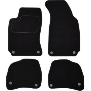 Set 4 covorase auto MAMMOOTH, Velur, pentru VW PASSAT 1996-2005 SALOON, Negru