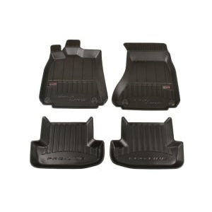 Set 4 covorase auto tip tavita Frogum, Cauciuc, pentru AUDI A5 06.07-01.17 COUPE, Negru