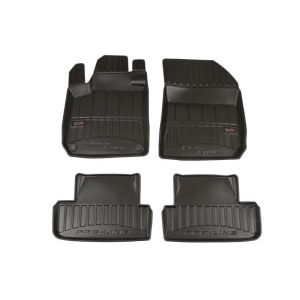 Set 4 covorase auto tip tavita Frogum, Cauciuc, pentru PEUGEOT 308 II 09.13-, Negru