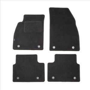 Set 4 Covorase mocheta Petex pentru Opel Insignia A, Insignia Sports Tourer 2013-2017, negru/grafit