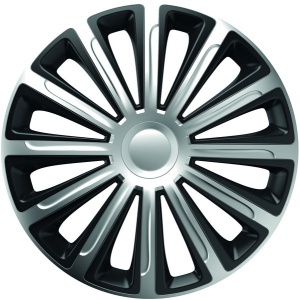 Set Capace Roti 15` Silver&Black Trend