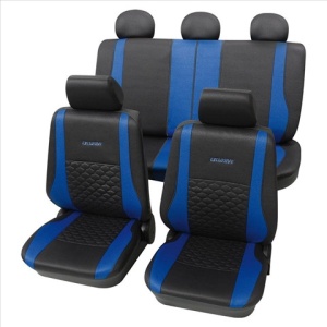 Set Complet Huse Scaune (Fata-Spate) Albastru -Exclusive- Petex