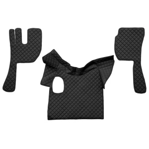 Set covorase/presuri F-CORE, Volvo FH4, euro 6, cutie manuala, piele ecologica, negru
