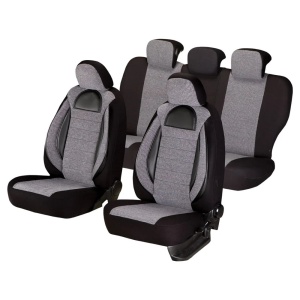 Set huse scaun Racing Negru- Gri - Umbrella