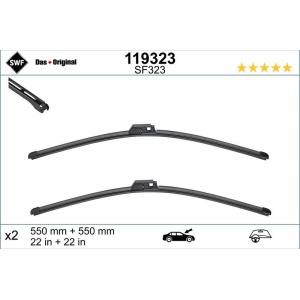 Set lamela stergator SWF Wiper FB OE LHD 550/550 mm