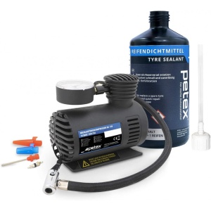 Set reparatie pana cu compresor 12V , 18 bar, Petex
