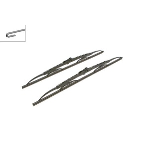 Set stergatoare Bosch Twin, 55/50 cm pentru Ford Mondeo III, Audi A6, Dacia Logan 2 MCV 2 Sandero 2, Mitsubishi Pajero, Nissan Pathfinder 2, Toyota