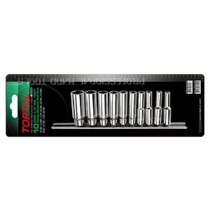 Set tubulare 1/4" 12PT (10 piese)
