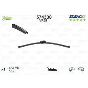 Stergator Valeo Silencio FlatBlade 454 mm