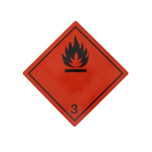 Tablita placa avertizare marcaj ADR 3, Cargoparts