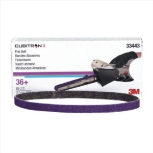 334433M Set 10 Benzi Cubitron Ii File Belt P36-3M