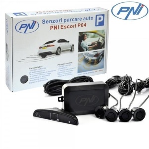 8012874 Set 4 Senzori Parcare Spate Cu Avertizare Sonora Si Display P04 - Pni