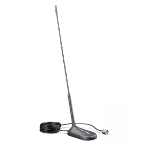 Antenă pentru stații radio CB Midland cu suport magnetic și conector