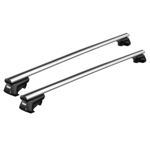Bare transversale Thule SmartRack XT aluminiu compatibile cu Dodge Caravan 1996-2005 cu bare longitudinale inaltate