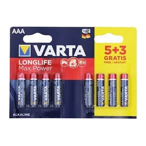 Baterie Varta LongLife Max Power AAA - LR03 - 8 buc