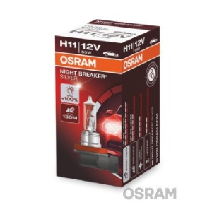 Bec 12V H11 55 W Night Breaker Silver +100% Osram