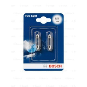 Bec Bosch Pure Light C5W 12V 5W SV8,5-8 Set 2 buc