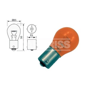 Bec Carpriss PY21W 24V 21W BAU15s
