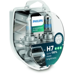 Bec Halogen Philips H7 X-tremeVision Pro150 12V 55W PX26d - Set 2 Buc