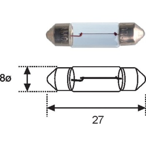 Bec Magneti Marelli C3W 12V 3W SV7-8