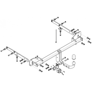 Carlig remorcare STEINHOF STO101 pentru Opel Astra Sports Tourer (B16) ( 2015 - 2022 )