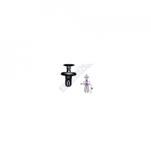 Clips Fixare Pentru Mitsubishi/Subaru 6X10Mm - Negru Set 10 Buc
