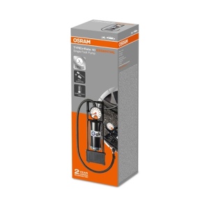 Compresor auto OSRAM TYREinflate 10 ESSENTIAL – Pompa portabilă 12 V cu manometru simplu