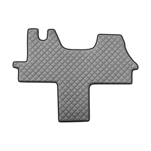 Covoras pentru camioane F-CORE GL17 GRAY, piele ecologica, gri, pentru Citroen Jumper II, Fiat Ducato, Peugeot Boxer 04.06-