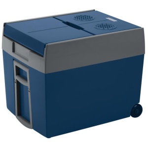 Cutie termoelectrica cu roti pentru transport usor Mobicool W48 AC/DC, alimentare la 12V DC/230V AC, capacitate 48 litri