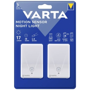 Lampa de noapte cu senzor de mișcare Varta Twin 16624101402 Lumină de noapte (+ detector de mișcare)