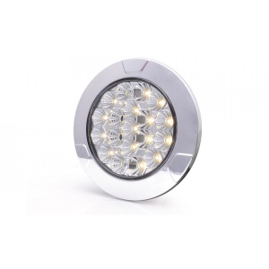 Lampă interioară, WAŚ, rotundă albă LW12 12/24V