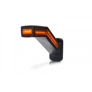 Lampă marcaj stânga, WAS, oblică, LED 3 culori, 2 funcții (stop și semnalizare dinamică), W168 model