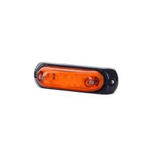 Lampă poziție ovală, Horpol, galbenă, cu picior, 12/24V