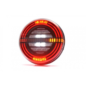 Lampă spate multifuncțională, WAS, Ledneon, stânga, rotundă, 5 funcții, semnalizare dinamică, W193DD