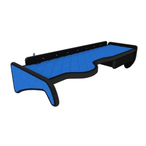 Masa bord, F-CORE, cu led si sertar, model lung, pentru MAN TGA, TGL, cabina M, L, XL, LX, XLX, 2000+, Albastru