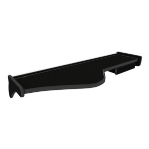 Masa bord, F-CORE, model lung, cu sertar, pentru VOLVO FH, FH 16, FM, 2003+, Negru/ Gri