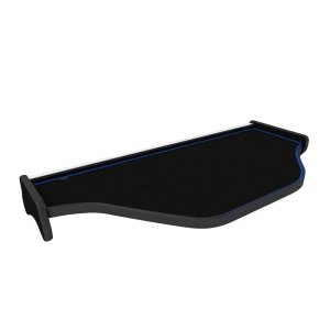 Masa bord, F-CORE, pentru DAF XF 105, 2005+, Negru/ Albastru