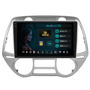 Navigatie 2K HUB64 Hyundai I20 (2008-2012), 8GB RAM, Android 13, Octacore, Slot Sim 4G, DSP, GPS, Wi-FI, Carplay, Android Auto, USB, Bluetooth, Waze, Touchscreen, 9.5 Inch V2