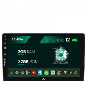 Navigatie All-in-one Universala, Android 12, A-Octacore , 2GB RAM , 32GB ROM, 10.1 Inch - AD-BGA10002