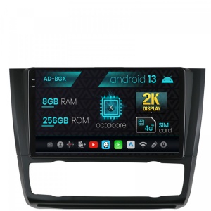 Navigatie BMW Seria 1 E87 (2007-2011), Clima Automata, Android 13, X-Octacore , 8GB RAM , 256GB ROM, 9.5 Inch - AD-BGX9008,AD-BGRKIT399